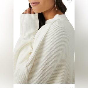 Free People Easy Street Crop Pullover in 'Moonglow' SZ Large!